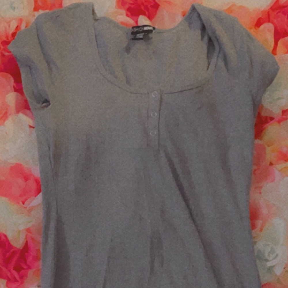 Gray mini dress